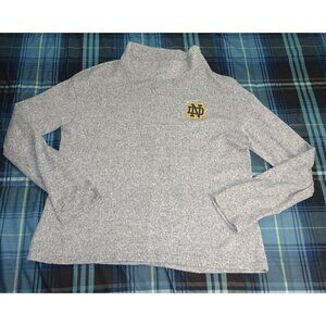 NCAA Notre Dame Fighting Irish Gray Gameday Couture Shirt Size Medium